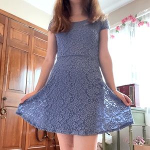 🦋Beautiful Periwinkle Lace Cottagecore Dress🦋